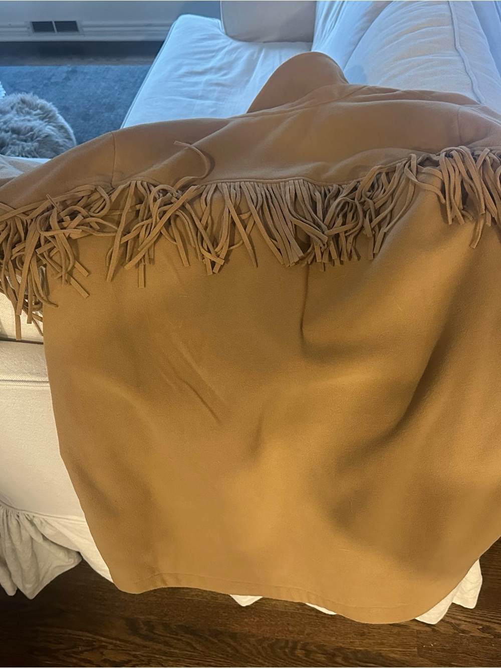 Levi's Camel fringe jacket